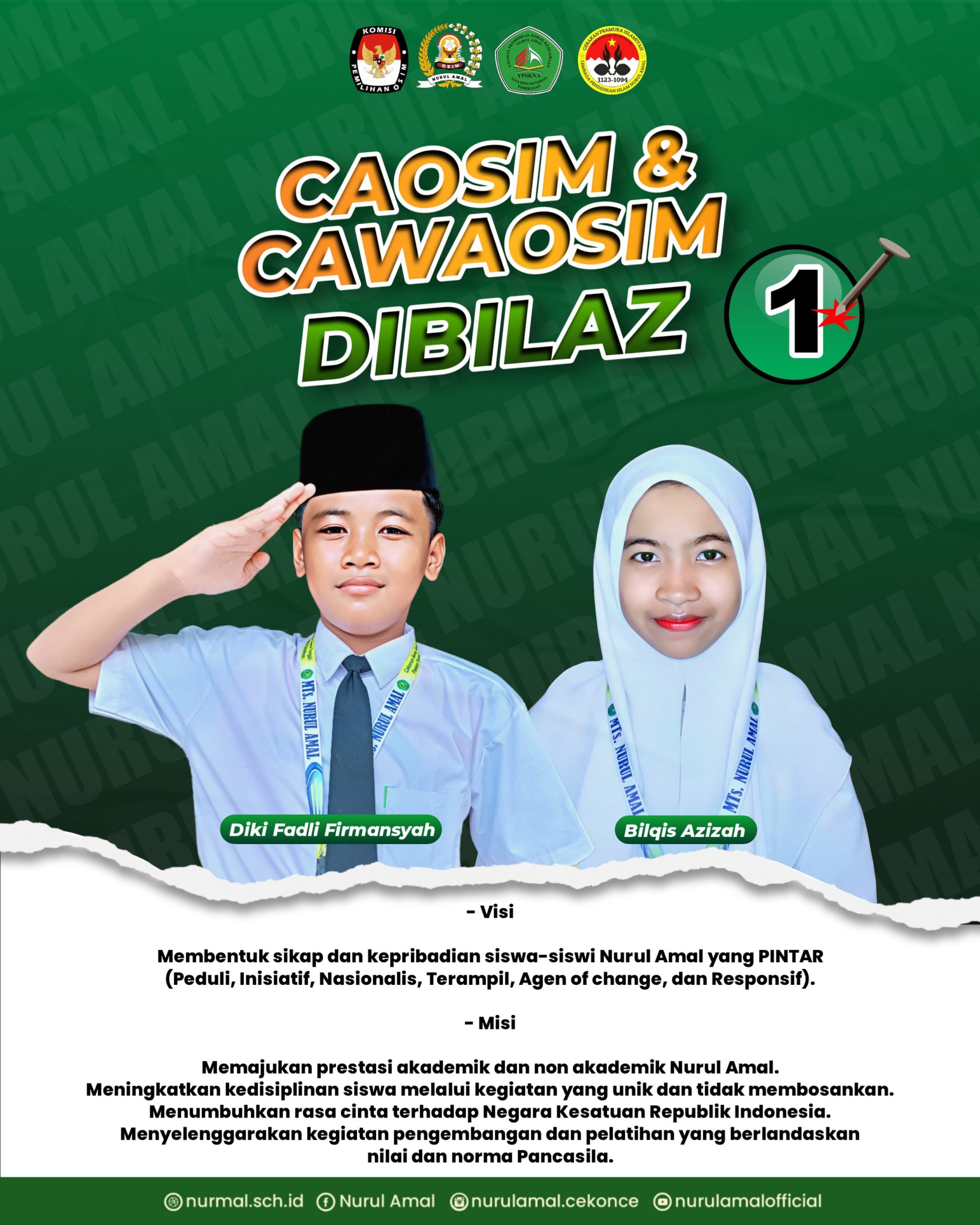 Pemilihan Ketua OSIM dan Wakil Ketua OSIM Nurul Amal Sana Tengah Pasean Pamekasan Madura Pemilihan Ketua OSIM dan Wakil Ketua OSIM Nurul Amal Sana Tengah Pasean Pamekasan Madura